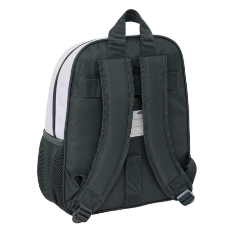 Sac à dos pour enfant Real Madrid 10 L noir et blanc 28 x 34 x 10 cm