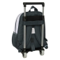 Sac à dos à roulettes Safta Real Madrid 10L noir blanc