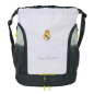 Sac à dos Real Madrid 21,93 L noir et blanc, poches zippées