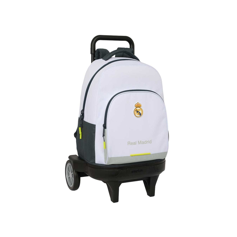 Sac à dos trolley compact Real Madrid noir/blanc amovible Sac à dos trolley compact Real Madrid noir/blanc amovible