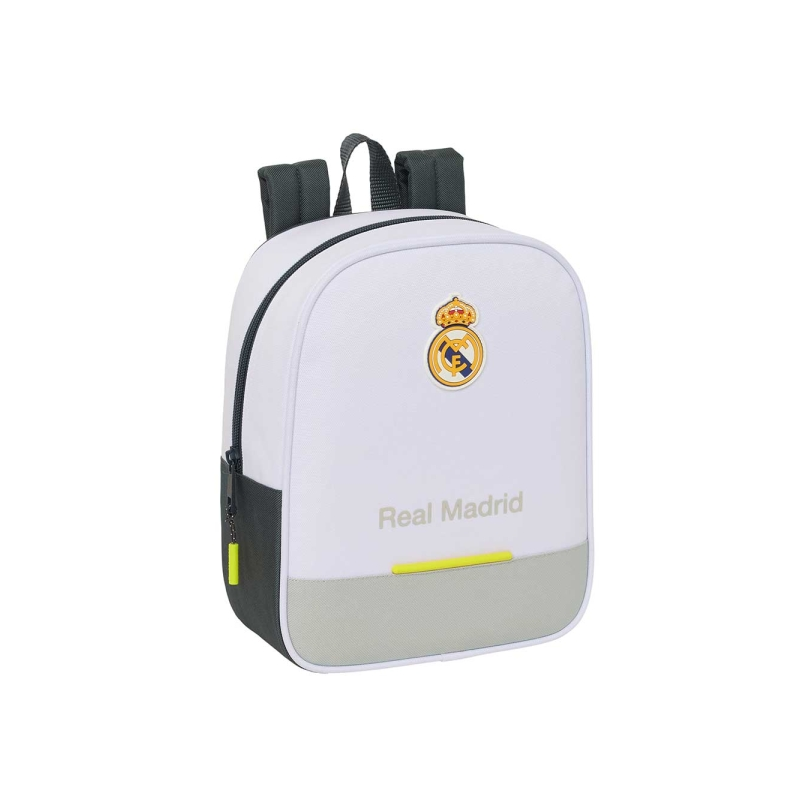 Sac à dos maternelle Real Madrid 6L noir/blanc compatible chariot