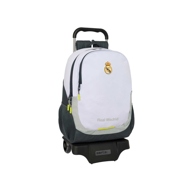 Sac à dos trolley Real Madrid 22,5L noir/blanc amovible Sac à dos trolley Real Madrid 22,5L noir/blanc amovible
