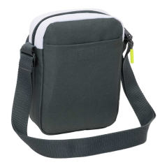 Sac bandoulière Real Madrid 2L noir blanc 16x22x6 cm