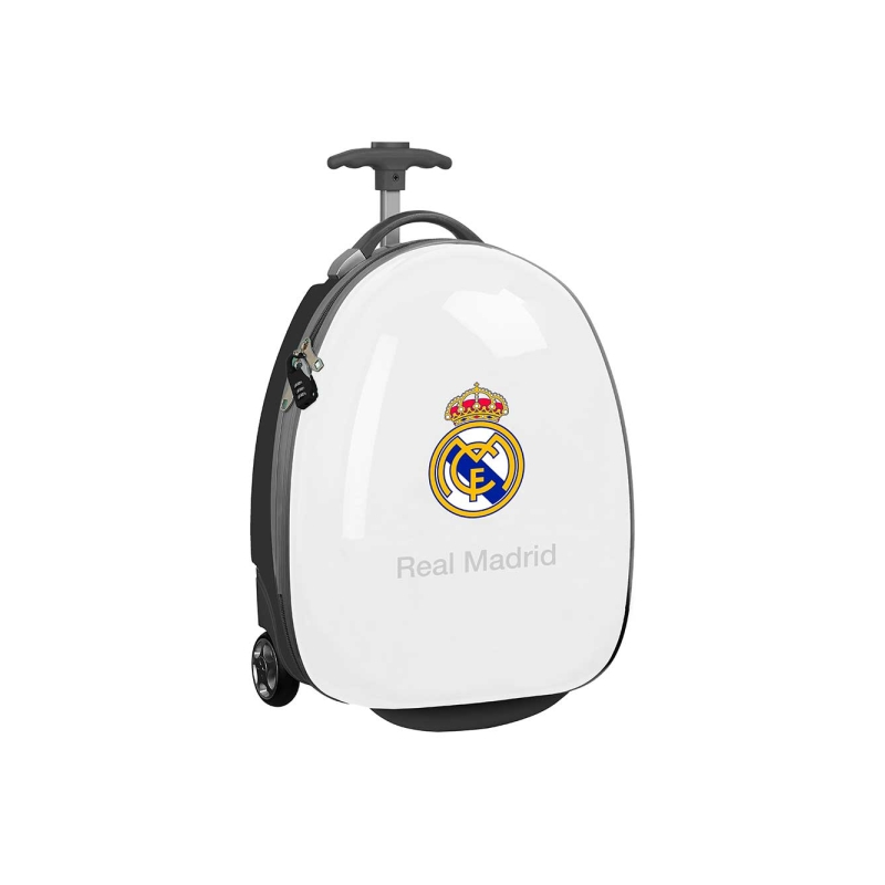 Valise enfant à roulettes Safta Real Madrid 16" noir blanc Valise enfant à roulettes Safta Real Madrid 16" noir blanc