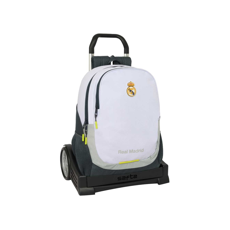 Sac à dos Real Madrid 22,5L trolley intégré noir blanc