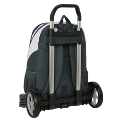 Sac à dos Real Madrid 22,5L trolley intégré noir blanc