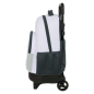 Sac à dos trolley compact Real Madrid noir et blanc amovible