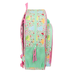 Sac à dos Princesses Disney vert, 33 x 42 x 14 cm, adaptable à une valise