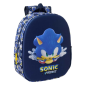Sac à dos Safta Sonic 3D 8,64L bleu marine 27x33x10 cm Sac à dos Safta Sonic 3D 8,64L bleu marine 27x33x10 cm
