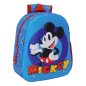 Sac à dos Mickey Mouse bleu 27x33x10 cm avec poignée Sac à dos Mickey Mouse bleu 27x33x10 cm avec poignée