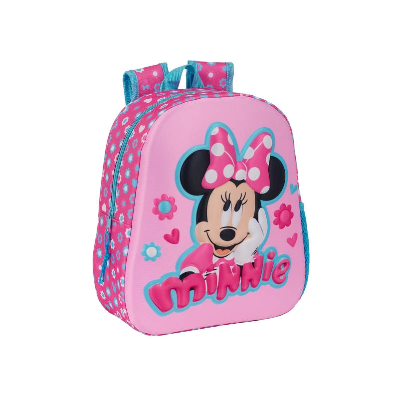 Sac à dos Minnie Mouse 3D Safta rose 27x33x10 cm Sac à dos Minnie Mouse 3D Safta rose 27x33x10 cm