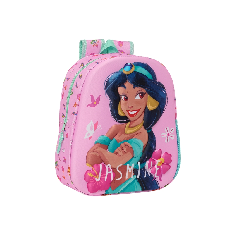Sac à dos Safta Jasmine 3D rose 27x33x10 cm porte-bouteille