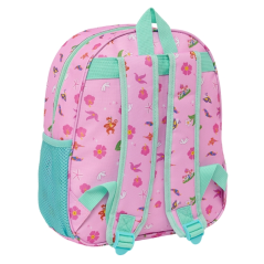 Sac à dos Safta Jasmine 3D rose 27x33x10 cm porte-bouteille