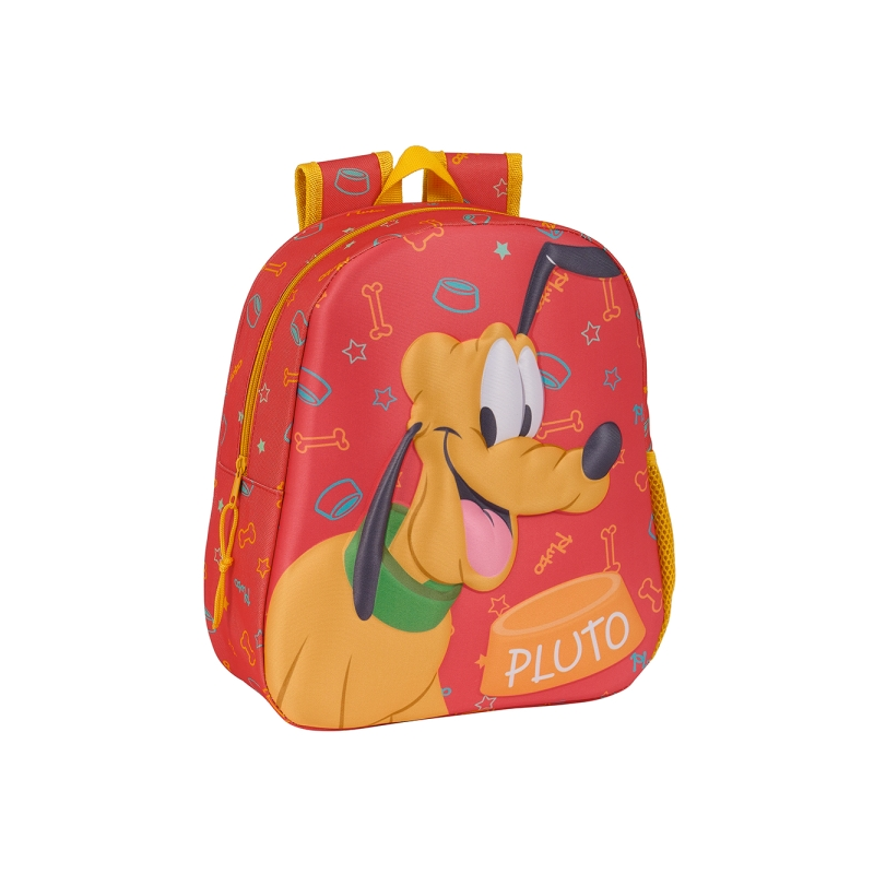 Sac à dos Safta Pluto 3D 8,64 L - Porte-bouteille - Porte-carte d'identité - Bretelles rembourrées - 27 x 33 x 10 cm - Rouge Sac à dos Safta Pluto 3D 8,64 L - Porte-bouteille - Porte-carte d'identité - Bretelles rembourrées - 27 x 33 x 10 cm - Rouge