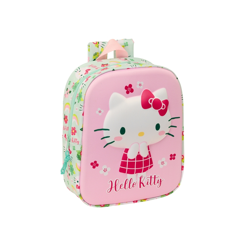 Sac à dos Hello Kitty 3D Safta rose 22x27x10 cm Sac à dos Hello Kitty 3D Safta rose 22x27x10 cm