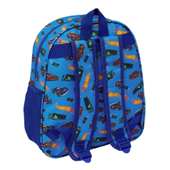 Sac à dos Hot Wheels 3D bleu avec dragonne et porte-bouteille