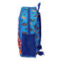 Sac à dos Hot Wheels 3D bleu avec dragonne et porte-bouteille Sac à dos Hot Wheels 3D bleu avec dragonne et porte-bouteille