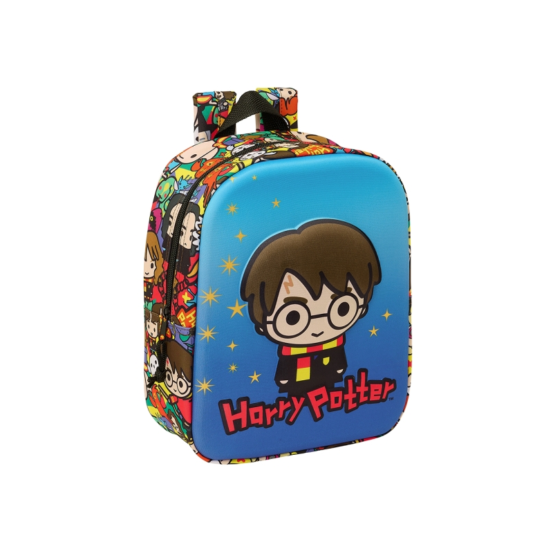 Sac à dos maternelle Harry Potter 3D bleu 22x27x10 cm Sac à dos maternelle Harry Potter 3D bleu 22x27x10 cm