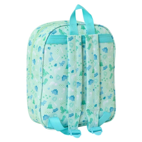 Sac à dos Safta Dino 3D Nursery 6L menthe 22x27x10 cm
