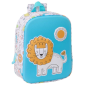 Sac à dos Safta Lion 6L 3D blanc bleu 22x27x10 cm