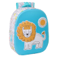 Sac à dos Safta Lion 3D 8,64L blanc/bleu 27x33x10 cm Sac à dos Safta Lion 3D 8,64L blanc/bleu 27x33x10 cm