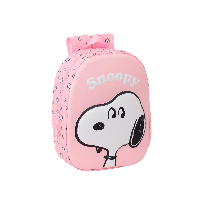 Sac à dos Safta Snoopy 3D 8,64 L rose pastel 27 x 33 x 10 cm Sac à dos Safta Snoopy 3D 8,64 L rose pastel 27 x 33 x 10 cm