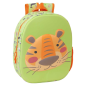 Sac à dos Safta Tiger 3D 8,64L vert clair 27x33x10 cm Sac à dos Safta Tiger 3D 8,64L vert clair 27x33x10 cm
