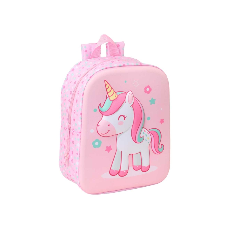 Sac à dos Safta Unicorn 3D 6 L rose pastel 22 x 27 x 10 cm Sac à dos Safta Unicorn 3D 6 L rose pastel 22 x 27 x 10 cm