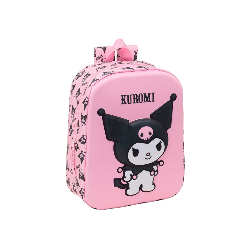 Sac à dos Safta Kuromi 3D Nursery 6L rose pastel 22x27x10 cm Sac à dos Safta Kuromi 3D Nursery 6L rose pastel 22x27x10 cm