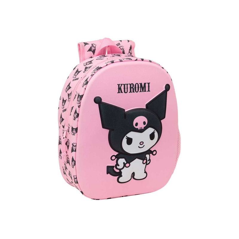 Sac à dos Safta Kuromi 3D 8,64L rose pastel 27x33x10 cm Sac à dos Safta Kuromi 3D 8,64L rose pastel 27x33x10 cm