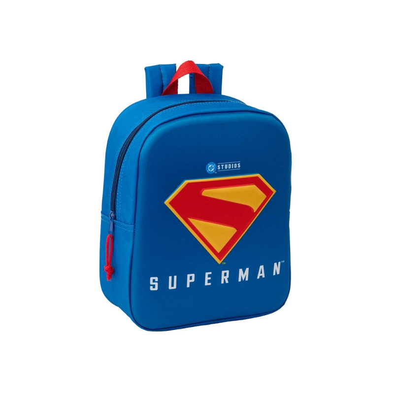 Sac à dos maternelle Superman 3D 6L rouge bleu 22x27 cm Sac à dos maternelle Superman 3D 6L rouge bleu 22x27 cm