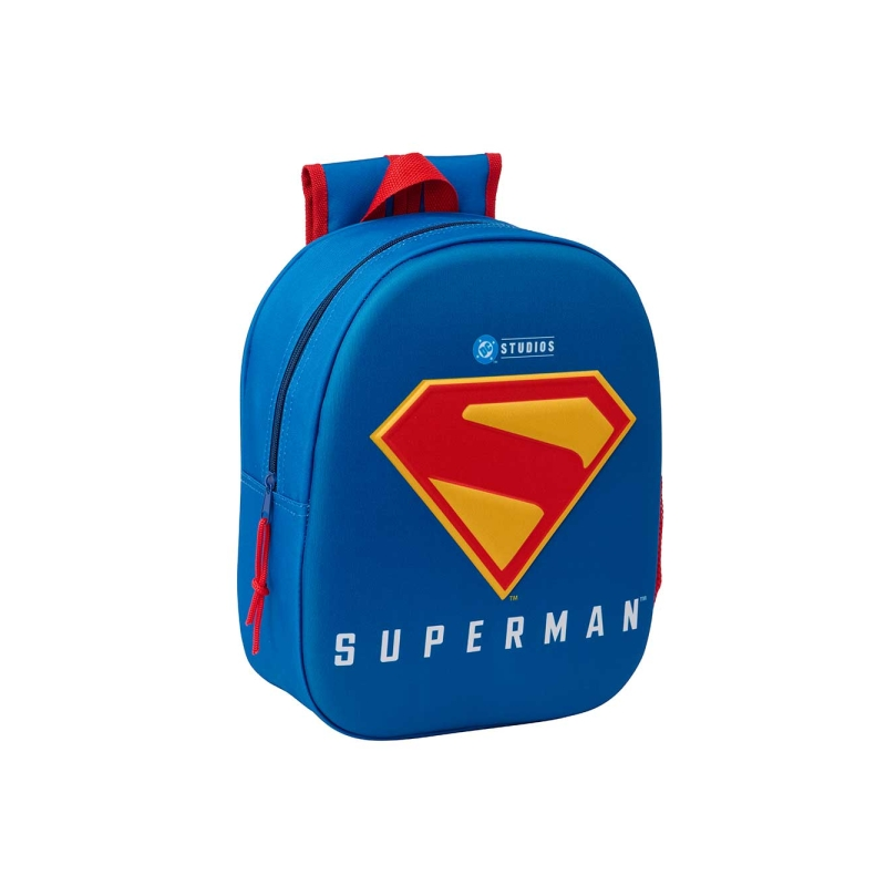 Sac à dos Superman 3D Safta 8,64L rouge et bleu 27x33x10 cm Sac à dos Superman 3D Safta 8,64L rouge et bleu 27x33x10 cm