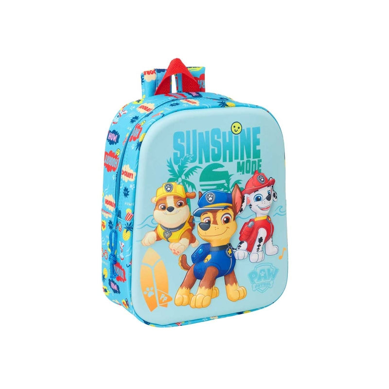 Sac à dos Pat Patrouille 6L 3D Daycare Safta - Poignée supérieure réglables et rembourrées - Fermeture éclair - 22 x 27 x 10 Sac à dos Pat Patrouille 6L 3D Daycare Safta - Poignée supérieure réglables et rembourrées - Fermeture éclair - 22 x 27 x 10