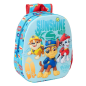 Sac à dos Paw Patrol 3D 8,64L rouge bleu 27x33x10 cm Sac à dos Paw Patrol 3D 8,64L rouge bleu 27x33x10 cm