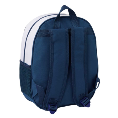 Sac à dos Real Madrid 3D 8,64 L blanc et bleu 27 x 33 x 10 cm