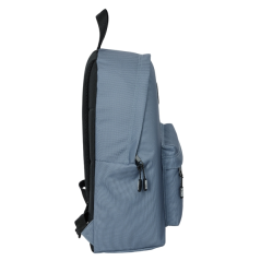 poignée de sac à dos gris