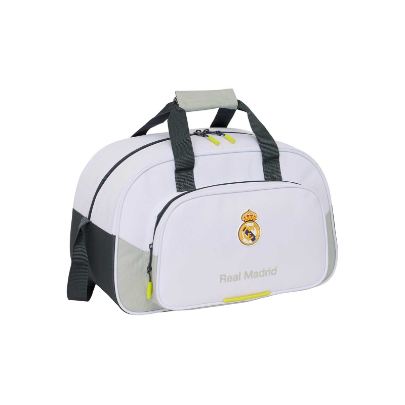 Sac de sport Real Madrid 22 L noir et blanc bandoulière réglable Sac de sport Real Madrid 22 L noir et blanc bandoulière réglable