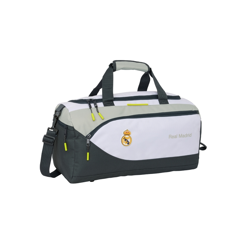 Sac de sport Real Madrid 25/26 noir blanc 50x25x25 cm