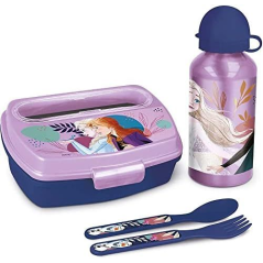 Service de table enfant Safta Frozen Cool Days violet sans BPA