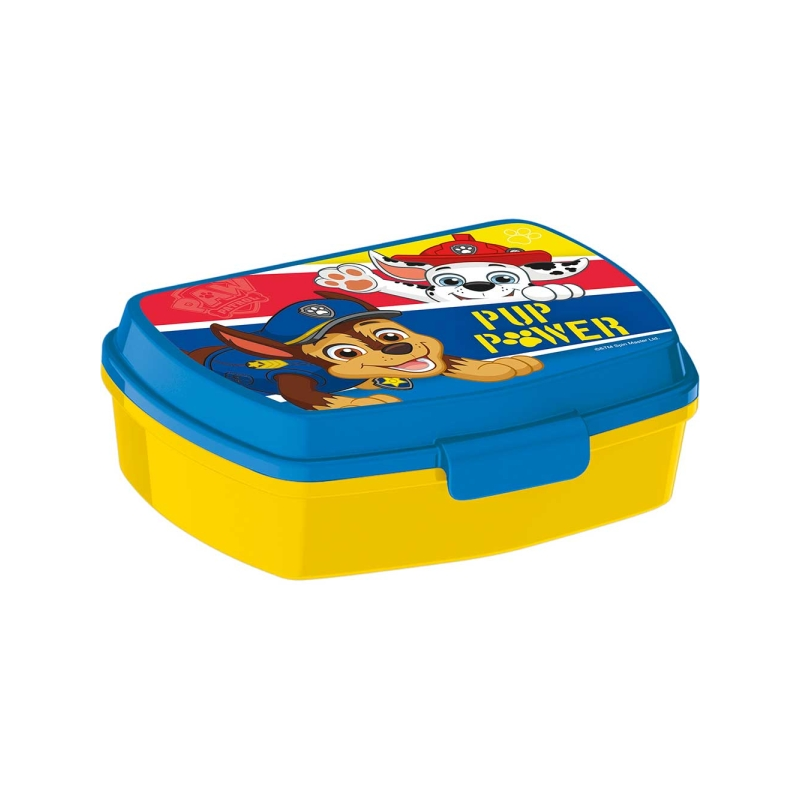 Appareil à sandwichs rectangulaire Pat' Patrouille bleu sans BPA Appareil à sandwichs rectangulaire Pat' Patrouille bleu sans BPA