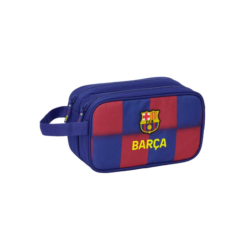 Trousse de toilette FC Barcelone 5L rouge bleu 2 compartiments Trousse de toilette FC Barcelone 5L rouge bleu 2 compartiments