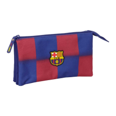 trousse Barcelone rouge bleu compartiments