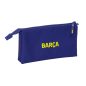 Trousse FC Barcelone 3 compartiments 0,6L rouge bleu 22x12x3 cm