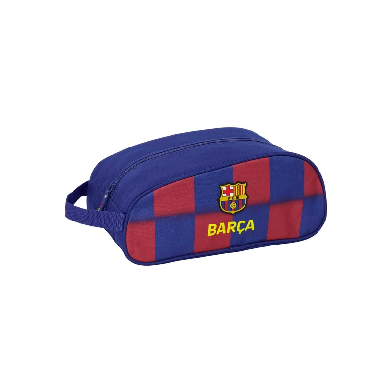 Étagère à chaussures FC Barcelone rouge bleu 34x15x18 cm