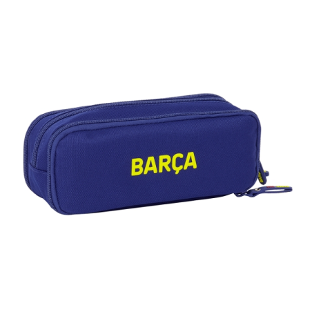 Trousse FC Barcelone 3 compartiments 1,3L rouge bleu 21x8x8 cm
