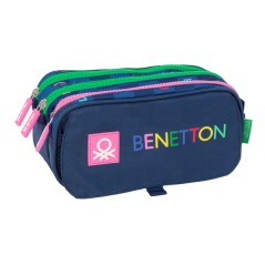 trousse bleu marine trois compartiments