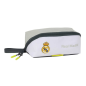 Trousse Real Madrid 2,2L noir blanc fermeture éclair 20x8x8 cm Trousse Real Madrid 2,2L noir blanc fermeture éclair 20x8x8 cm