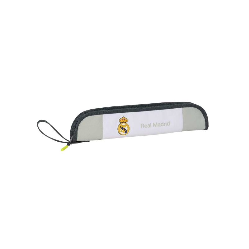 Porte-flûte Real Madrid 0,6L noir blanc fermeture éclair