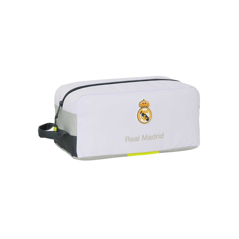 Sac à chaussures Real Madrid 9L noir blanc 34x15x18 cm
