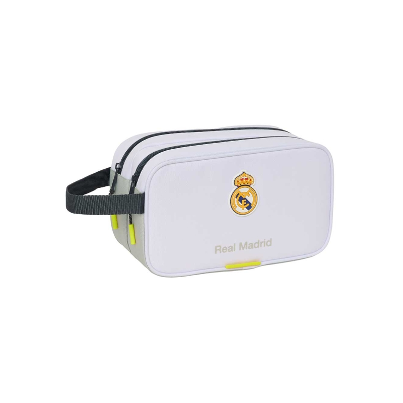 Trousse de toilette Real Madrid 5L noir blanc 2 compartiments